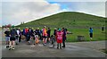 Runners assembling for the parkrun at Northala Fields