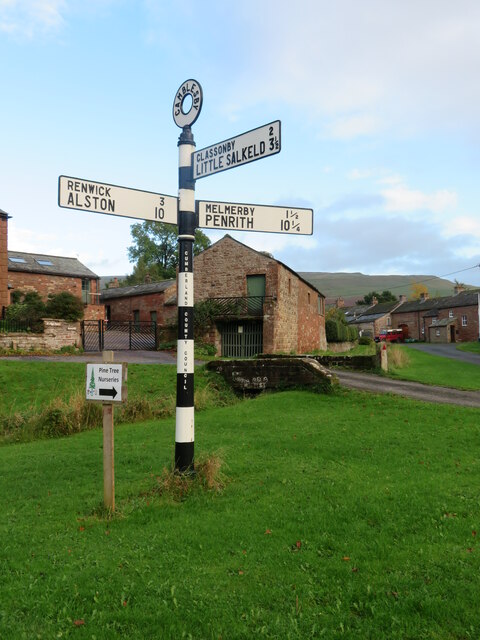 Signpost in Gamblesby