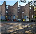 Loading bays at the rear of Fairwater Shops, Cwmbran