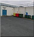 Seven wheelie bins, Cwmbran