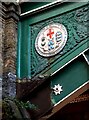 TQ2876 : Arms of the  London, Brighton & South Coast Railway, by Battersea Park station by Stefan Czapski