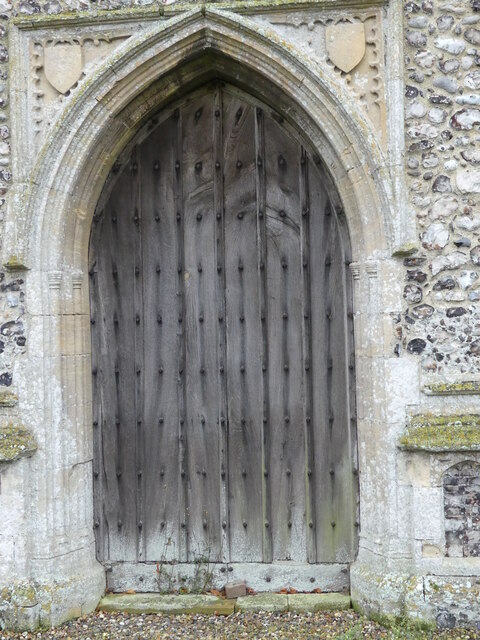 Door in church tower