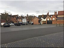 SP2864 : New Street car park on a Wednesday morning, Warwick by Robin Stott