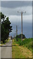 View west along Mag Lane, Langwith