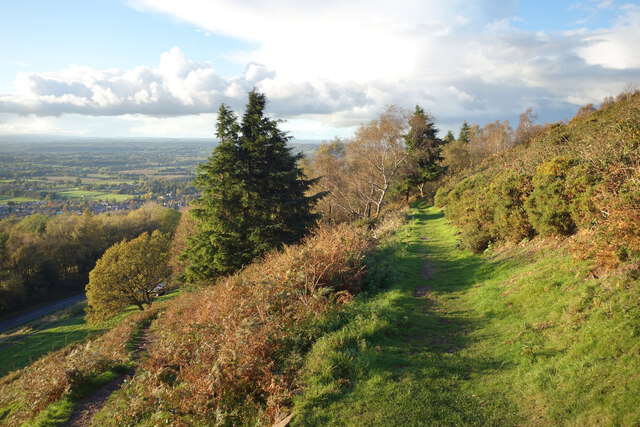 Hillside path below Pinnacle Hill