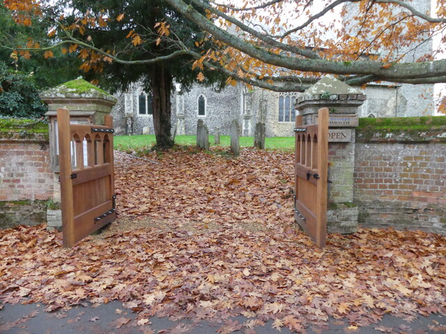 Entrance to St Botolph Church Banningham