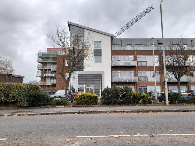 New block on Broadwater Road, Welwyn Garden City