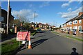 Temporary traffic lights on Hempland Lane