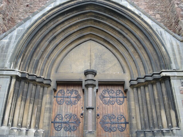 A grand entrance to the old St Mary's
