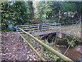 Pompren  Afon Plysgog / Afon Plysgog footbridge