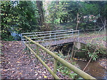 SN1943 : Pompren  Afon Plysgog / Afon Plysgog footbridge by Alan Richards