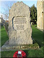 SE7486 : Sinnington WW1 memorial by T  Eyre