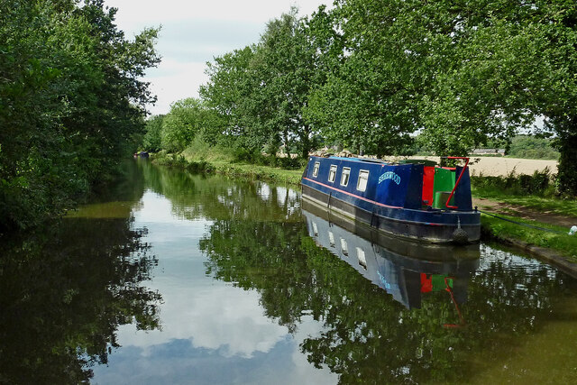 Coventry Canal near Fradley Junction in Staffordshire