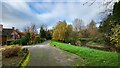 The River Mole snakes pass Slyfield House