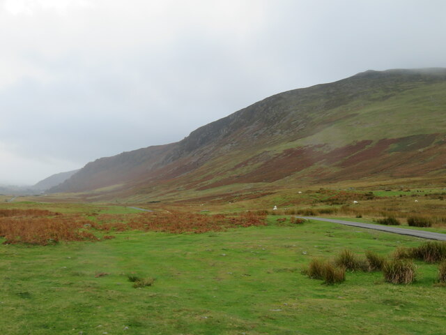 Moorland road below Carrock Fell