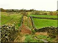 Stone causeway near Eldwick Reservoir 