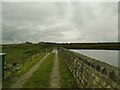 SE1241 : Eldwick Reservoir - dam crest by Stephen Craven