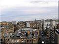 Market Street seen from a big wheel in Centenary Square, Bradford