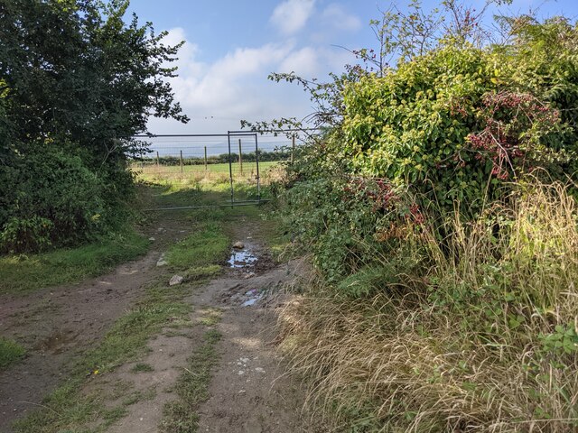 Field access from the bridleway