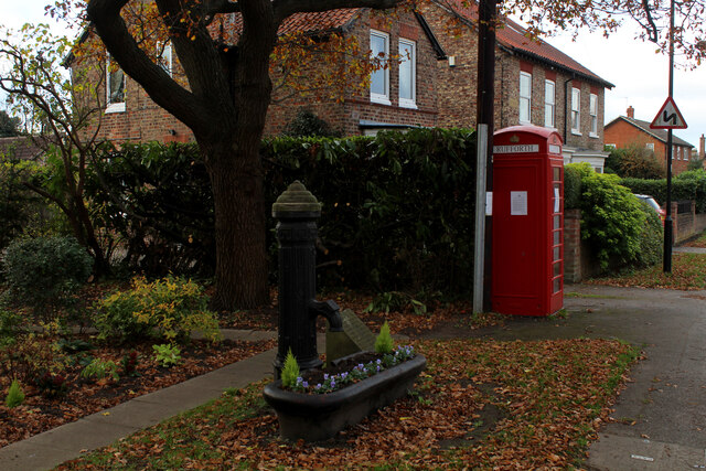 Old Water Pump and Telephone Kiosk, Rufforth