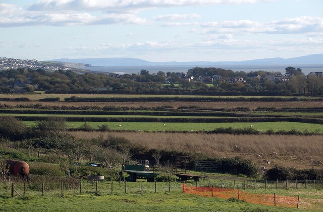 A view towards Somerset from Ty Coch Hill, near Porthcawl