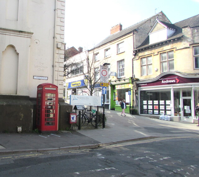 Red phonebox, Lansdown, Stroud