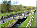 Canal footbridge, Clyne