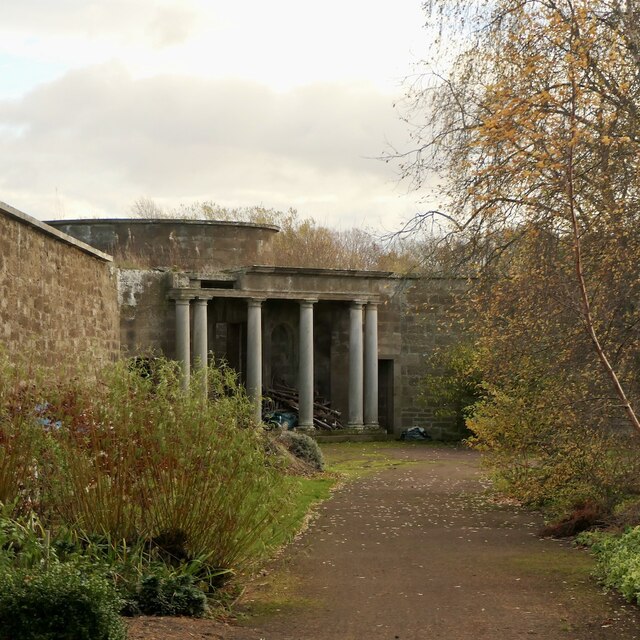 Eastern pavilion, Amisfield Walled... © Richard Webb :: Geograph ...