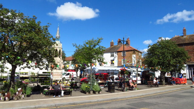 Horncastle - Market Place © Colin Park :: Geograph Britain and Ireland