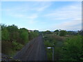 Passing loop on the former Kilmarnock to Crosshouse rail line