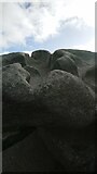 SW6840 : Weathered Granite Boulder - Carn Brea by Pete Cruse