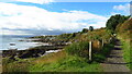 On the Fife Coastal Path northeast of Kinghorn