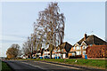 Bridgnorth Road na Wombourne in Staffordshire