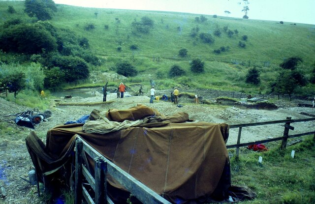 Archaeological Excavation at Wharram Percy Mill in 1979