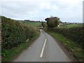 Croeswylan Lane from the junction with Chain Lane