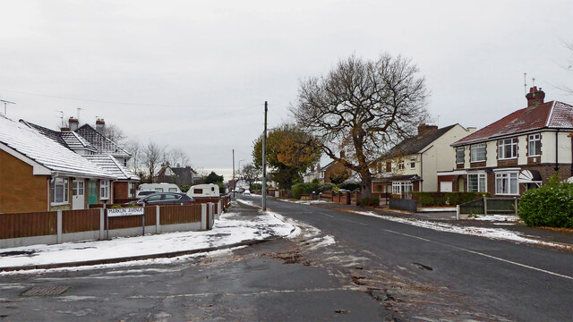 Church Road and Marklin Avenue near Oxley, Wolverhampton