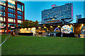SJ8498 : Piccadilly Gardens and the Mercure Hotel by David Dixon