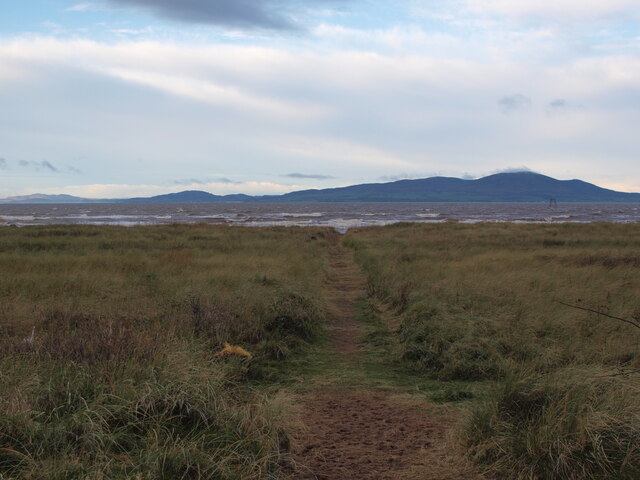 Path to the beach from Blitterlees