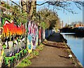 Graffiti along the Grand Union Canal