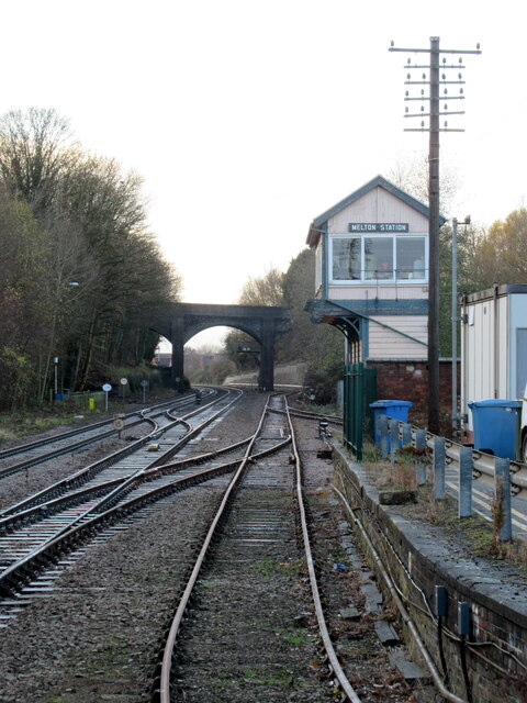 Melton Mowbray station signal box © Roy Hughes :: Geograph Britain and ...