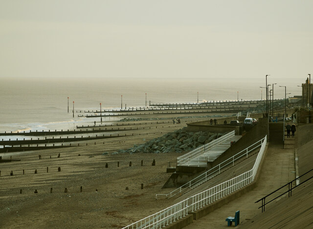 Withernsea Beach from the North Promenade
