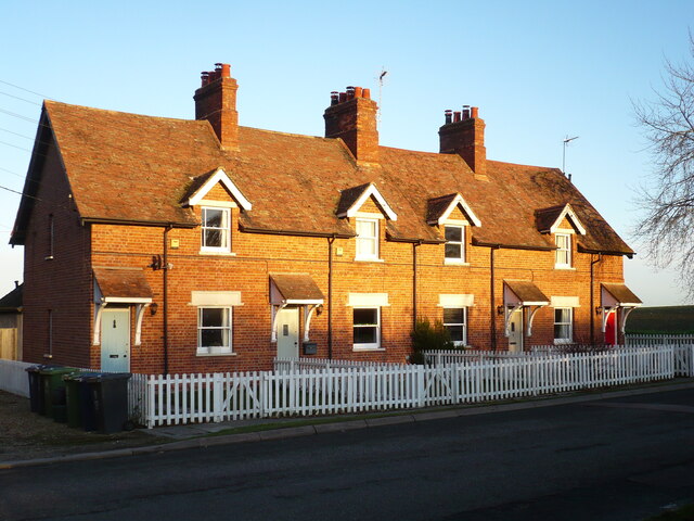 Trinity Cottages at sunset