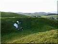 NT1445 : Henderland Hill hill fort by Richard Webb
