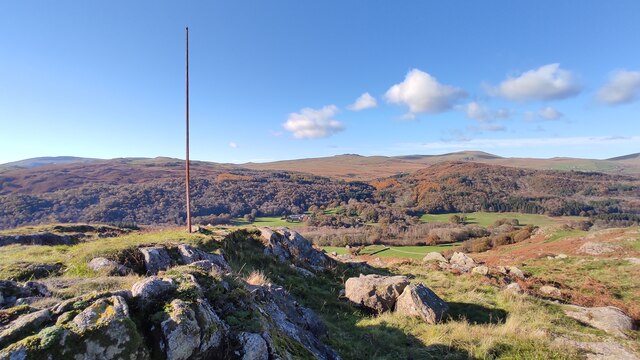 Remains of Weather Cock on Rawfold Bank, with Duddon Hall in view