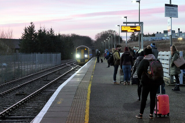 A Train Arriving At Thurso © John Lucas Cc By Sa20 Geograph Britain And Ireland 1970