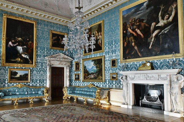 Kedleston Hall, The Drawing Room © Michael Garlick :: Geograph Britain ...