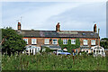 Terraced cottages in Little Haywood, Staffordshire