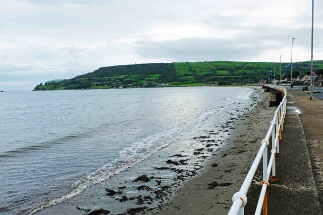 The front at Carnlough, looking south, N. Ireland