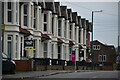 Terraced houses on Highfield Road