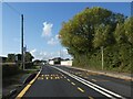 Bus stop on Weston Road, A370